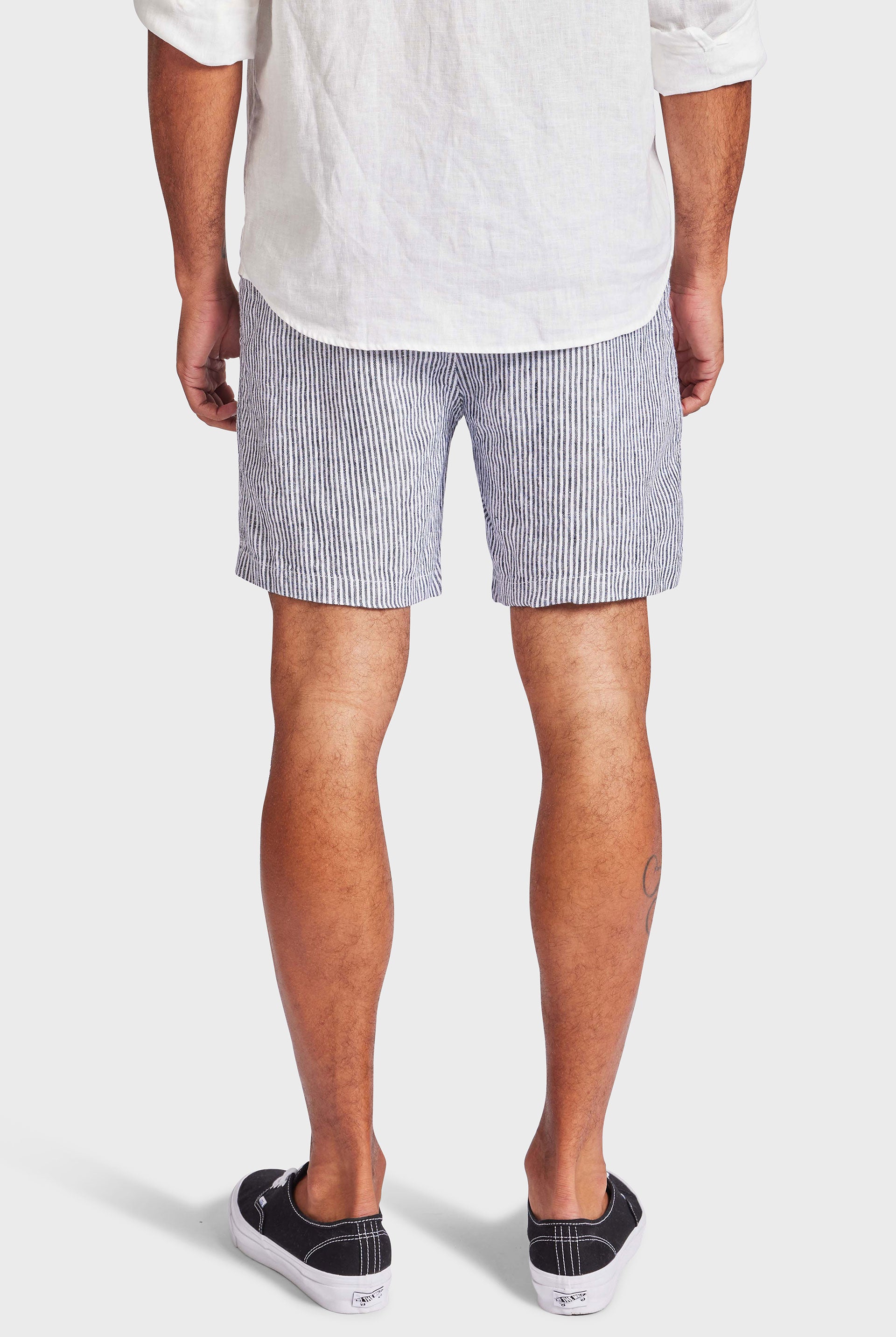 Stripe Riviera Linen Short